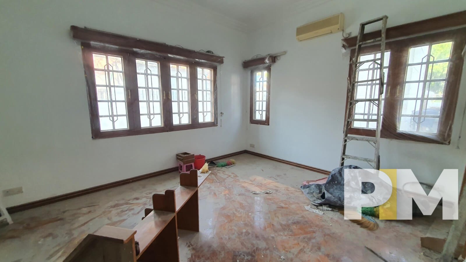 room with air conditioner - property in Myanmar