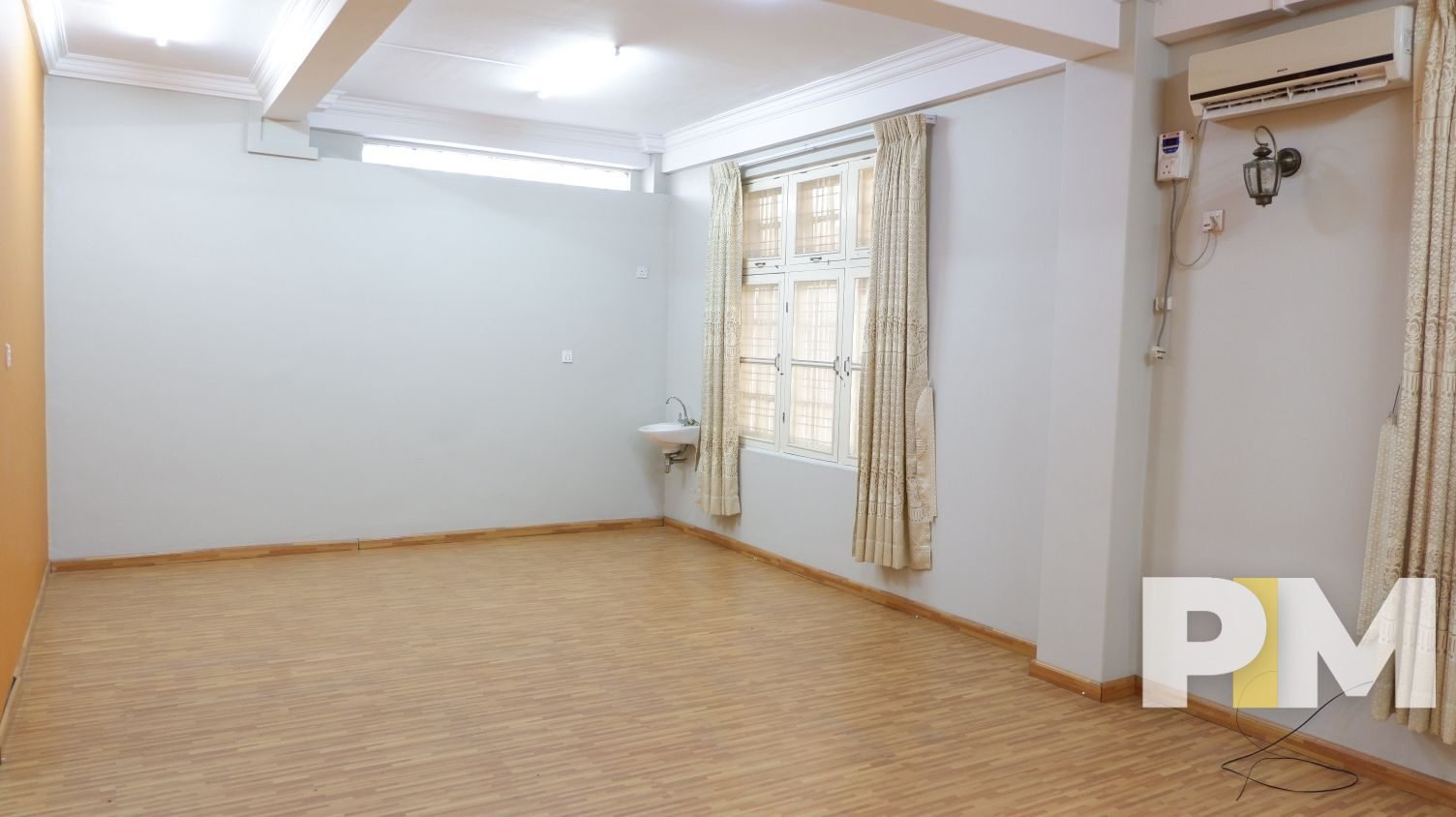 room with air conditioner - property in Yangon