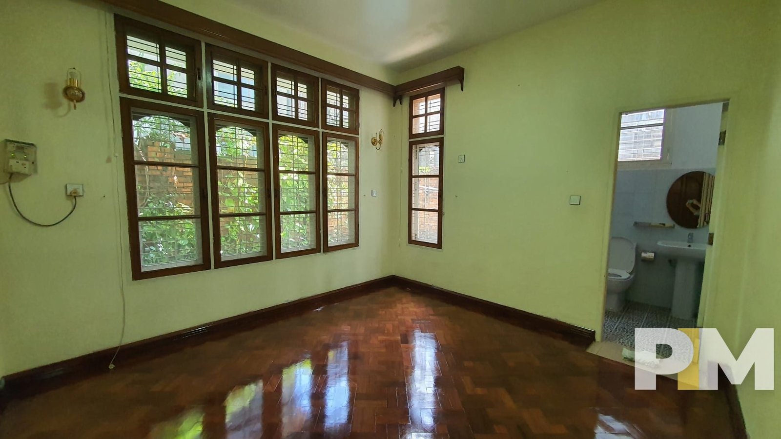 room with bathroom - Home Rental Yangon