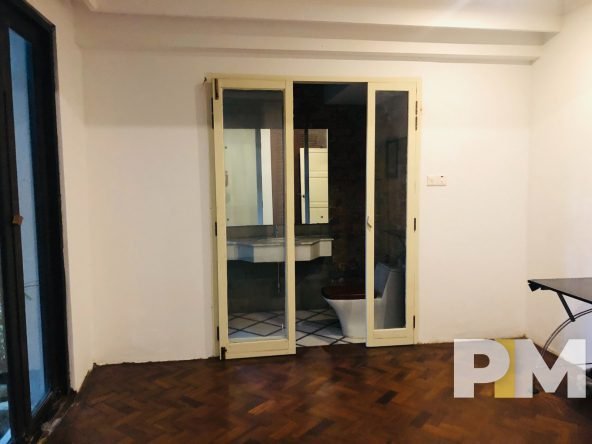 room with bathroom - Yangon Property