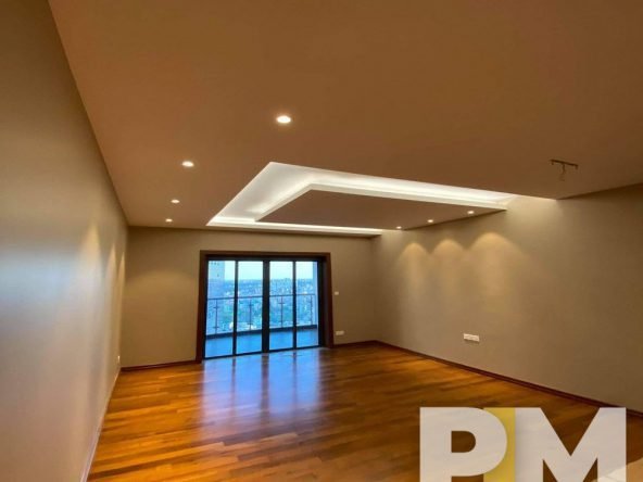 room with ceiling light - Yangon Property