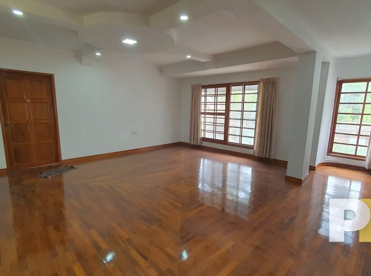 room with ceiling light - property in Yangon