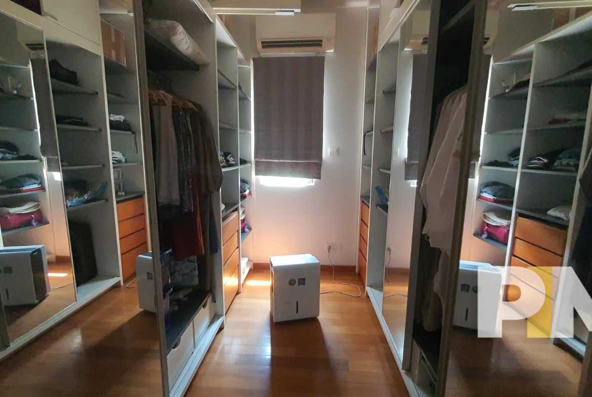 room with closets - Home Rental Myanmar