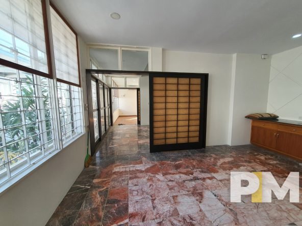 room with corridor - house for rent in Kamayut