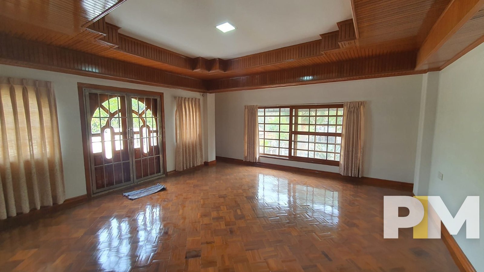 room with curtains - Yangon Real Estate