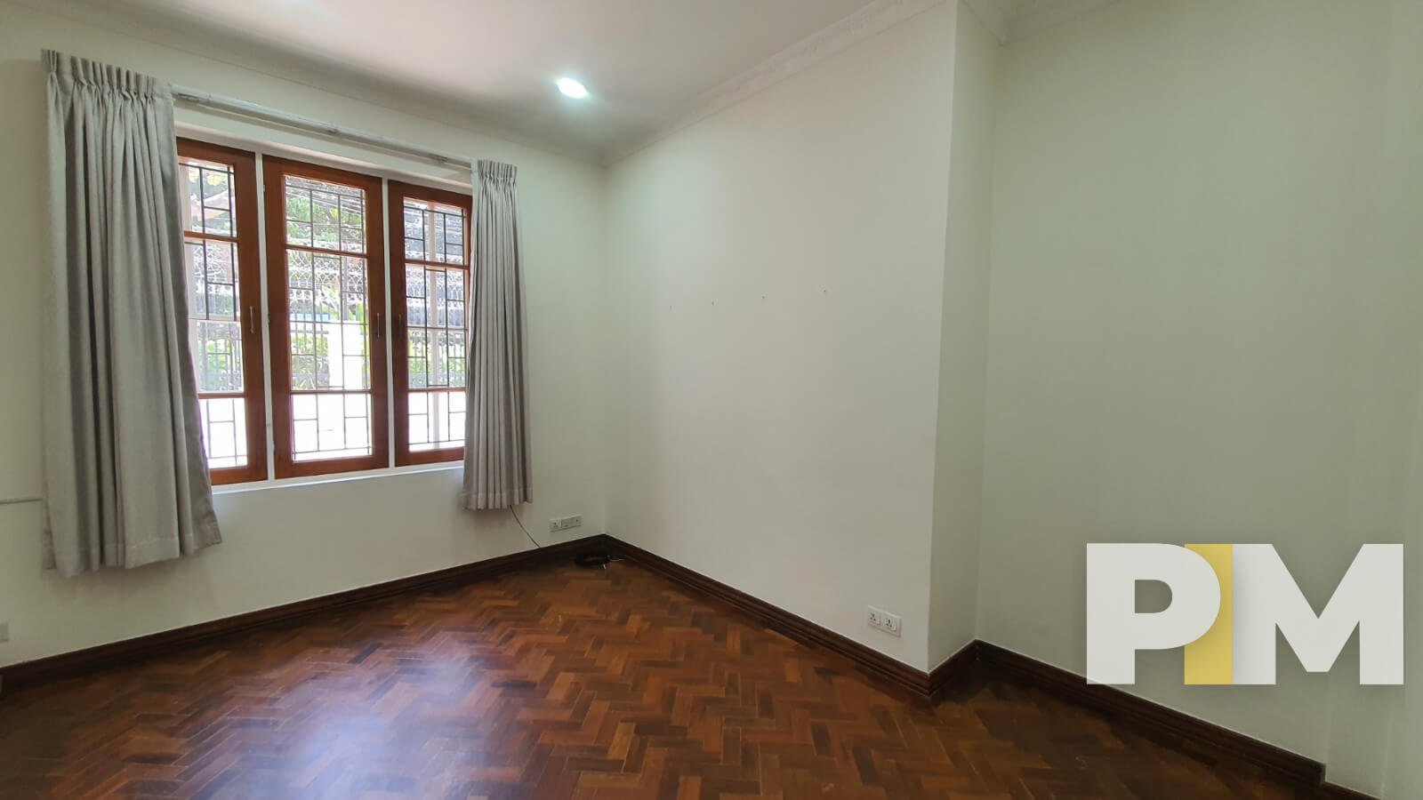 room with curtains - properties in Yangon