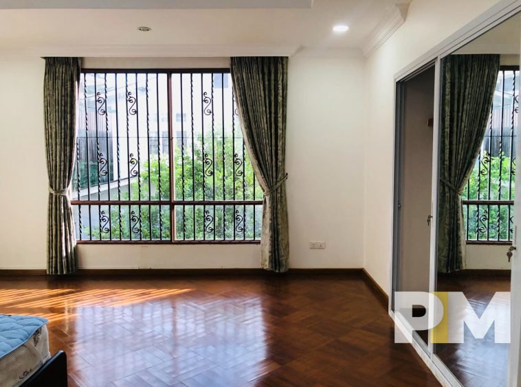 room with curtains - property in Yangon