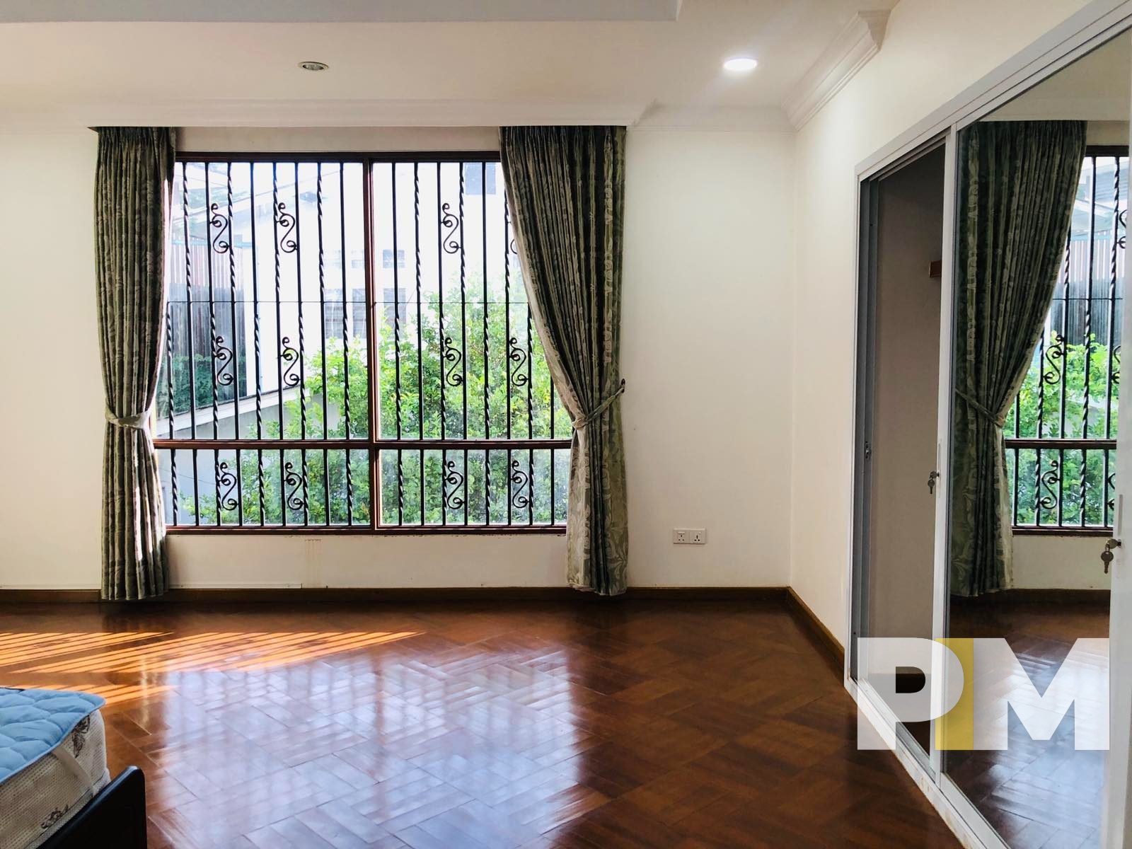 room with curtains - property in Yangon