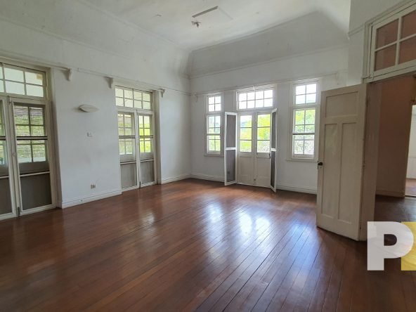 room with doors and windows - properties in Yangon