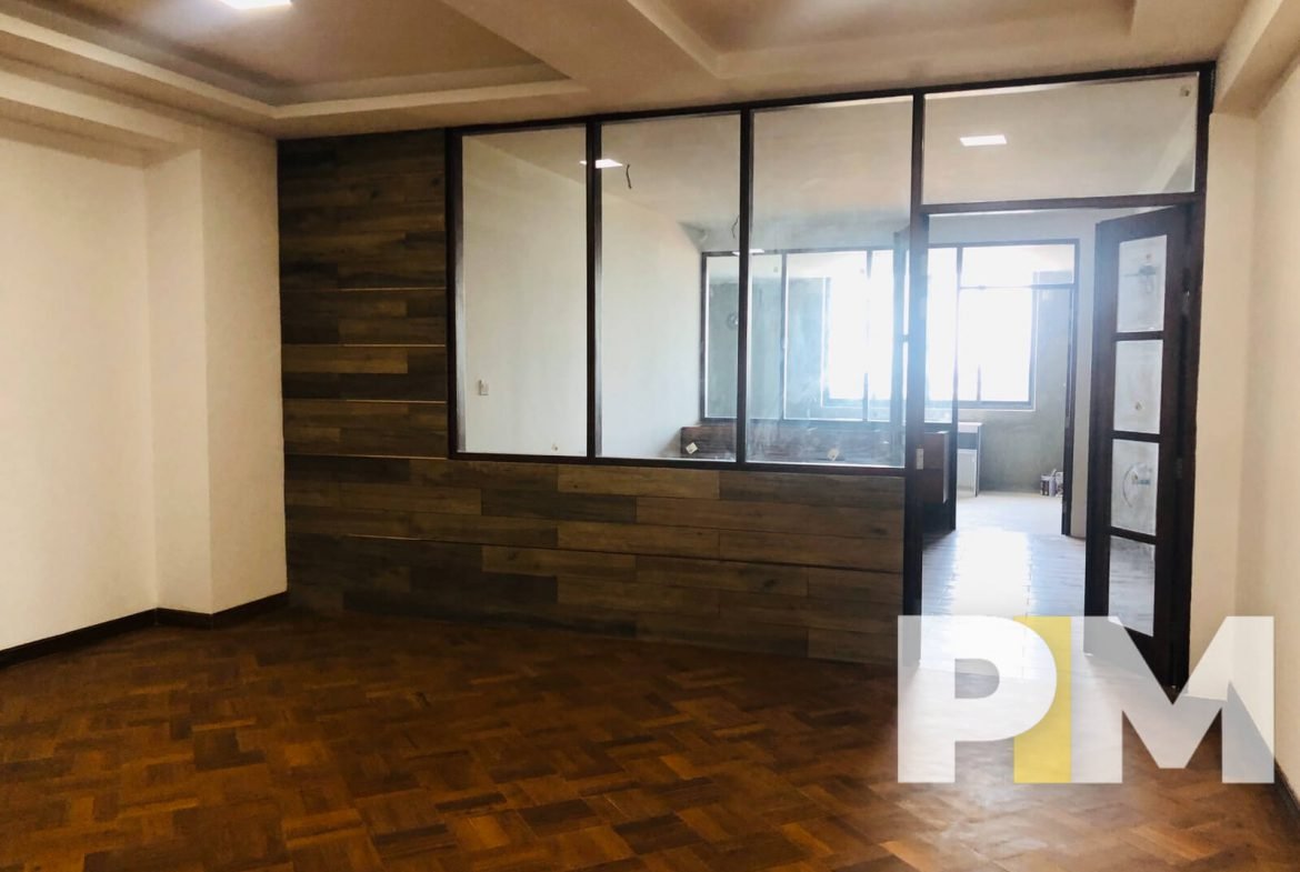 room with kitchen - Yangon Real Estate