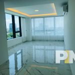 room with large glass window - Yangon Real Estate