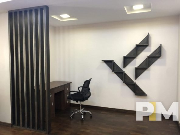 room with study desk - Home Rental Yangon