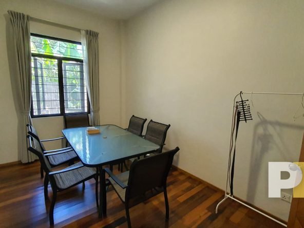 room with table and chairs - Rent in Yangon