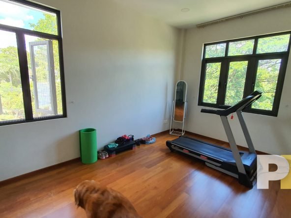 room with walking machine - Home Rental Yangon