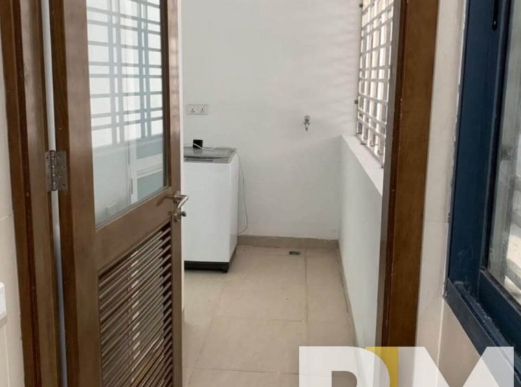 room with washing machine - Yangon Property