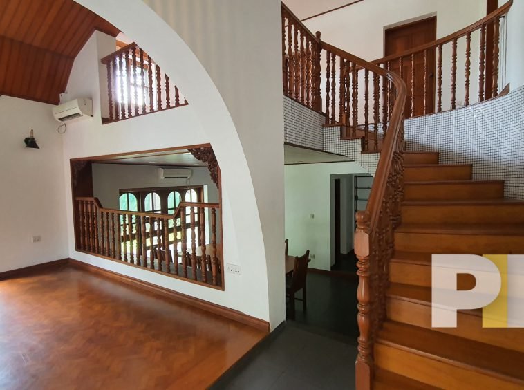 staircase - Yangon Luxury House