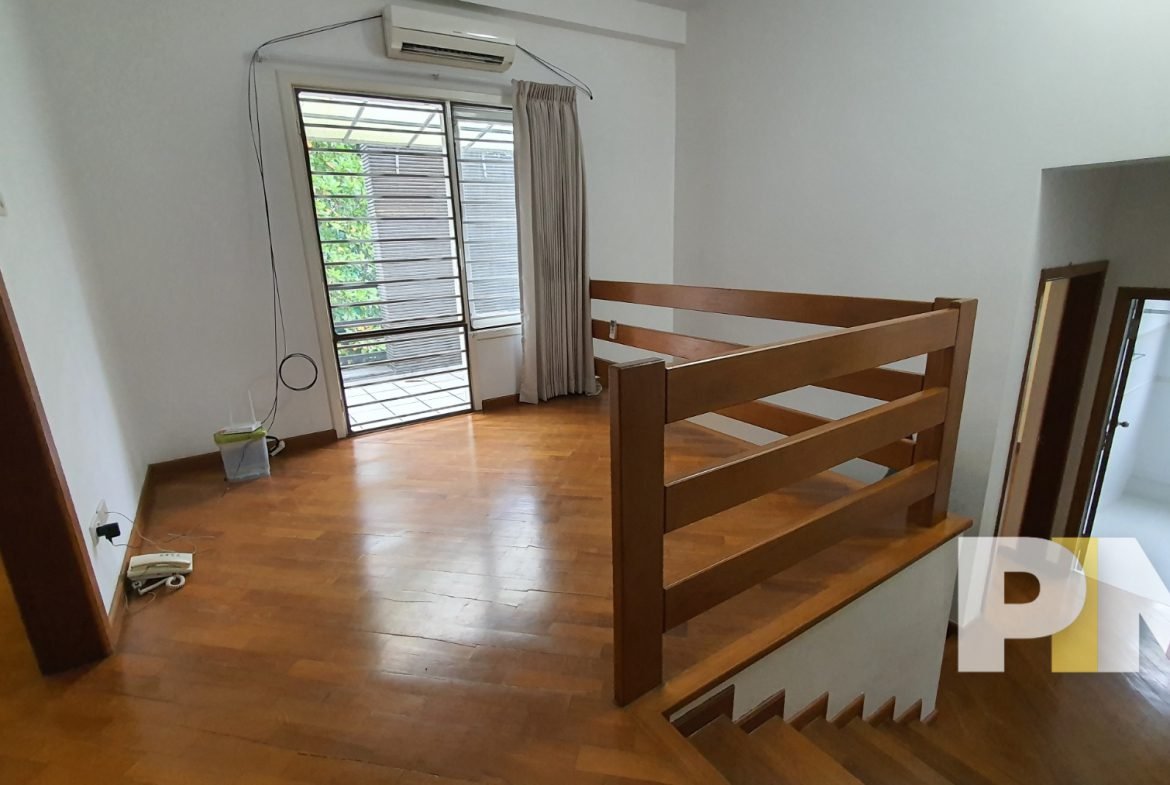 upstair landing with air conditioner - Myanmar Property