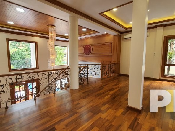 upstair landing with air conditioner - Yangon Property