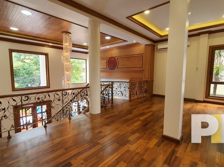 upstair landing with air conditioner - Yangon Property