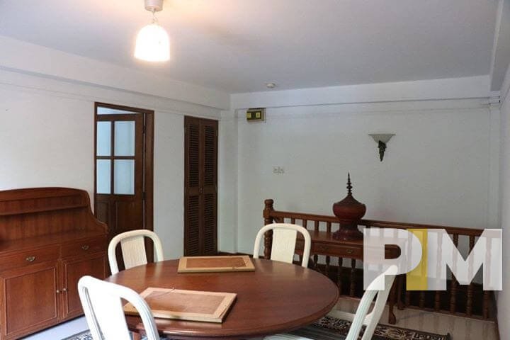 upstair landing with chairs and table - Myanmar Property