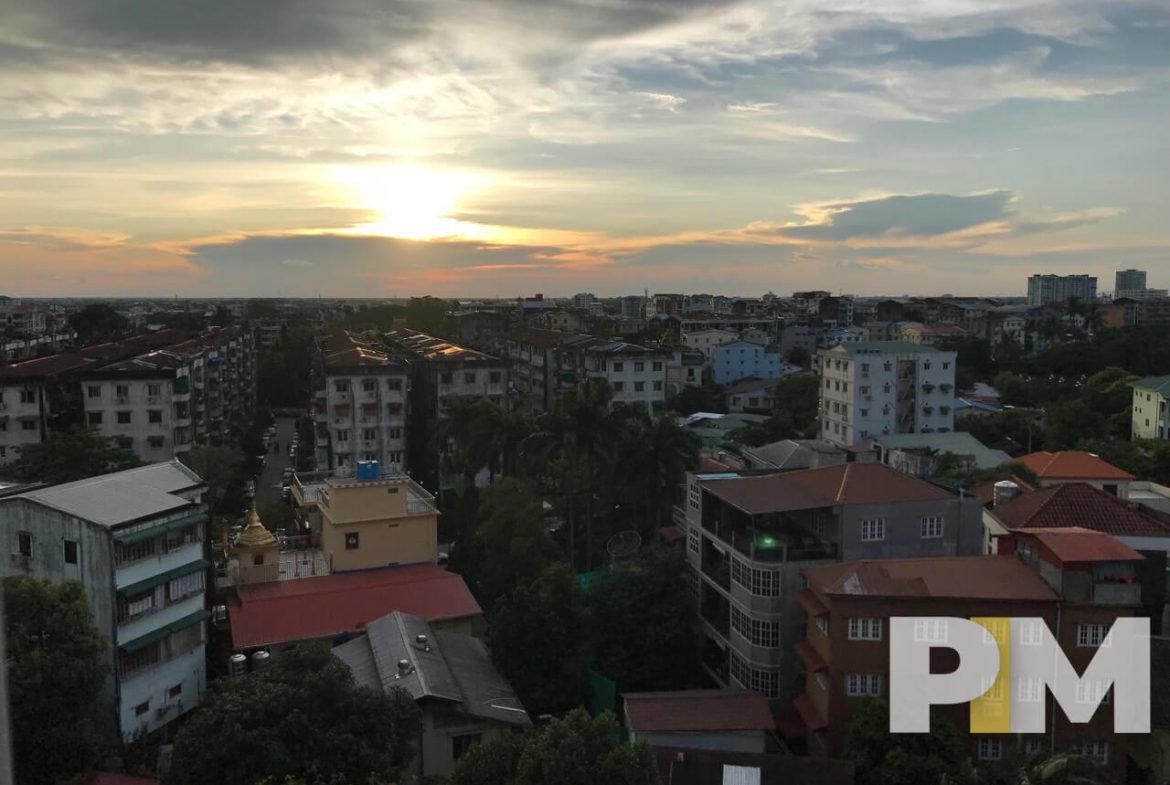 view from Condo - Condo for rent in Hlaing