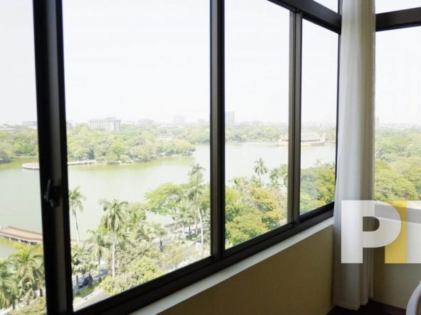 view from Condo - Condo for rent in Mingalar Taung Nyunt