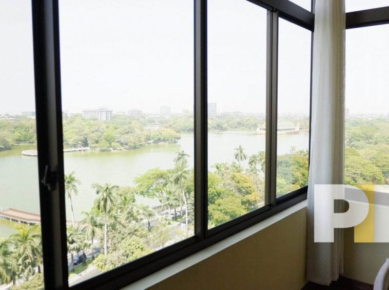 view from Condo - Condo for rent in Mingalar Taung Nyunt