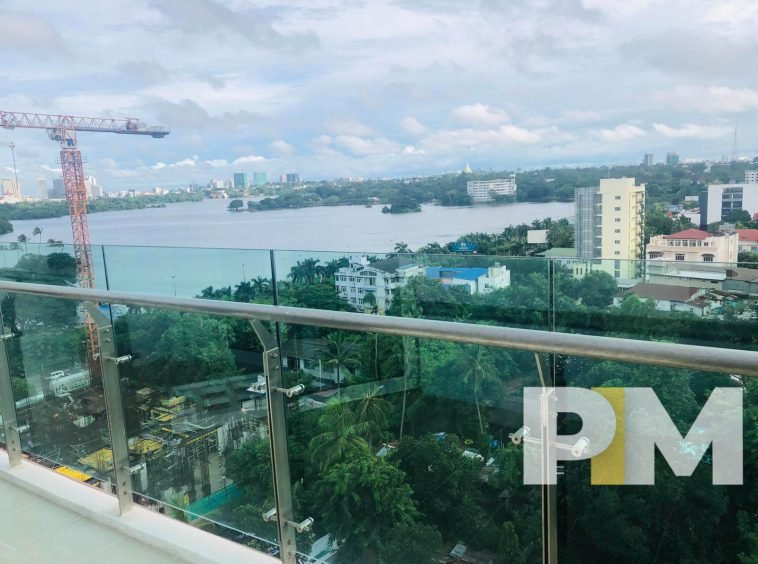 view from balcony - Myanmar Condo for rent