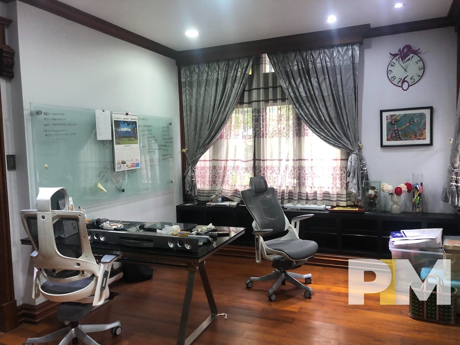 working room with table and chair - Home Rental Yangon