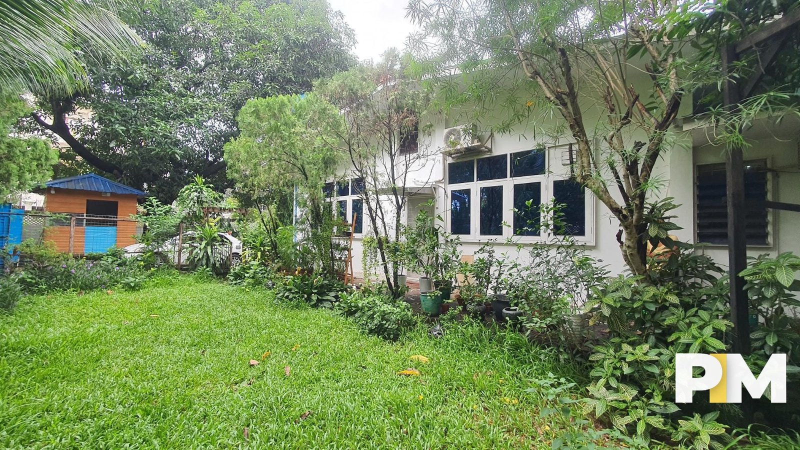 Backyard view-Property in Yangon