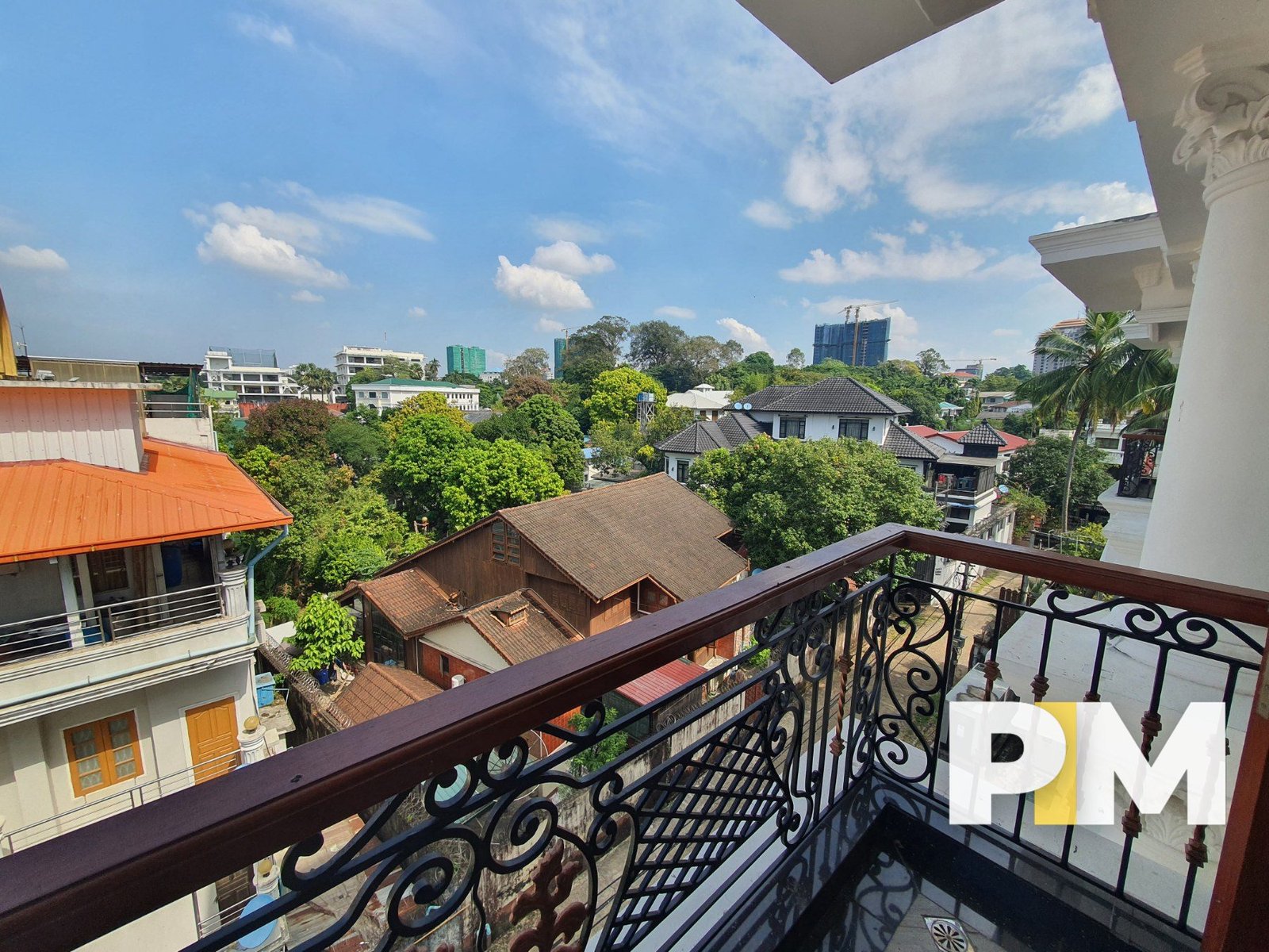 Balcony view – Real Estate in Yangon Balcony view - Real Estate in Yangon