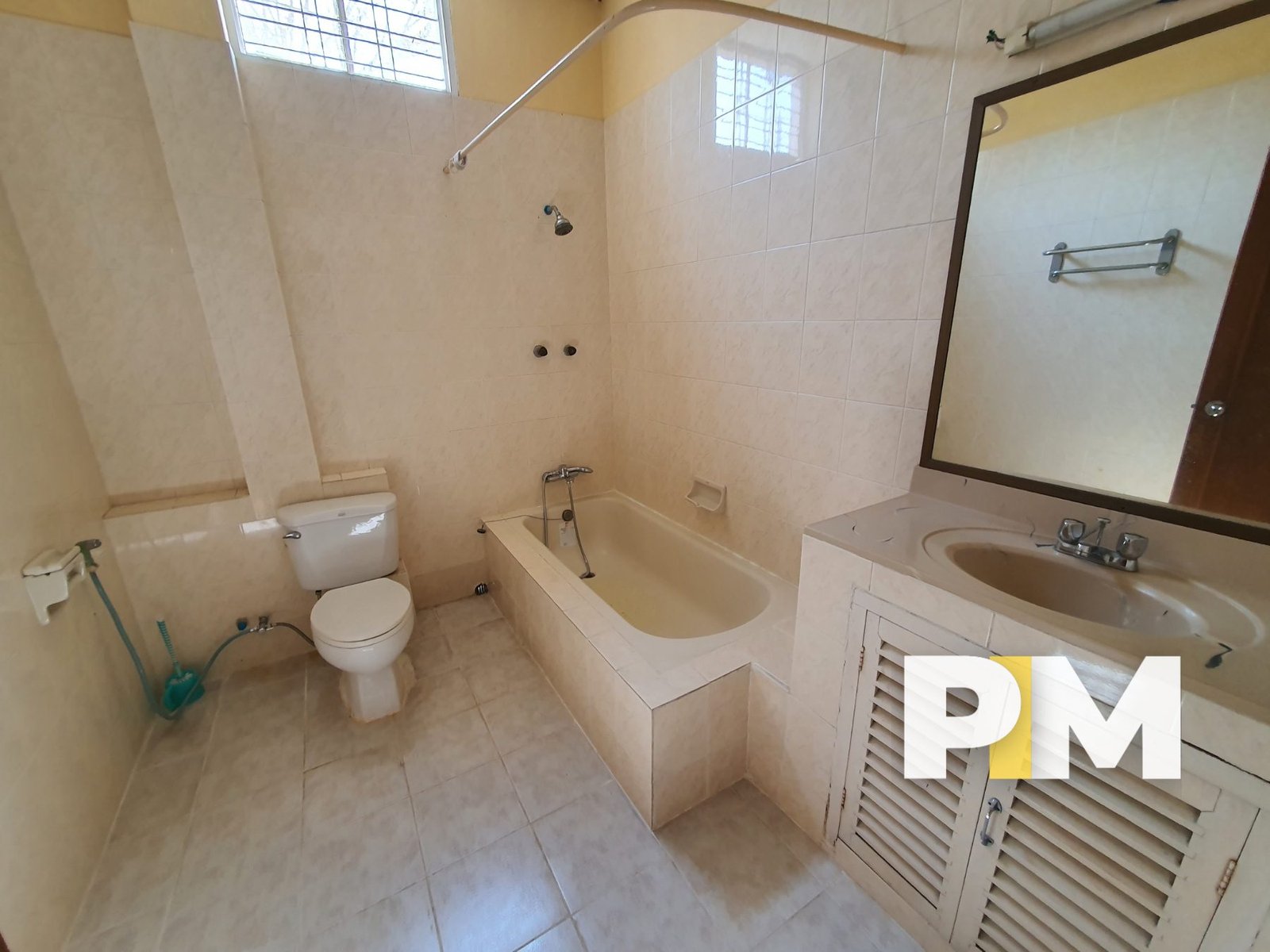 Bathroom with bath tub - Property in Yangon