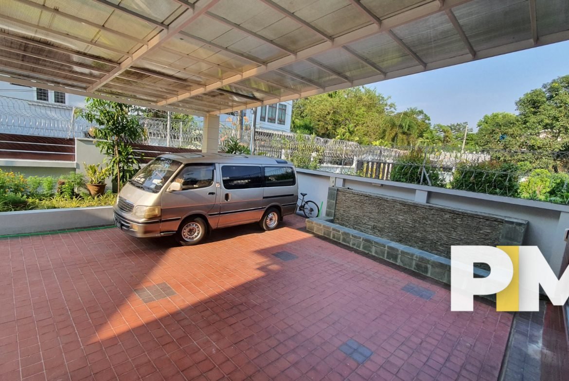 Car parking area - Myanmar Real Estate