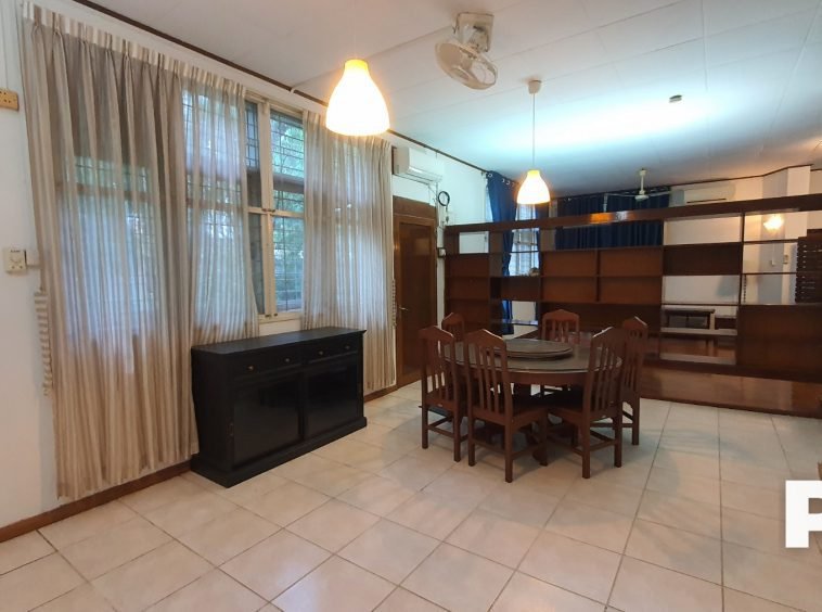 Dining Room with table and chair-Property in Yangon