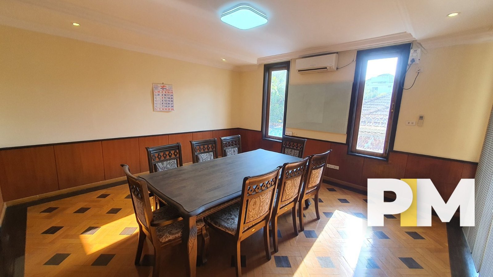 Dining Room with table and chairs - Yangon Real Estate