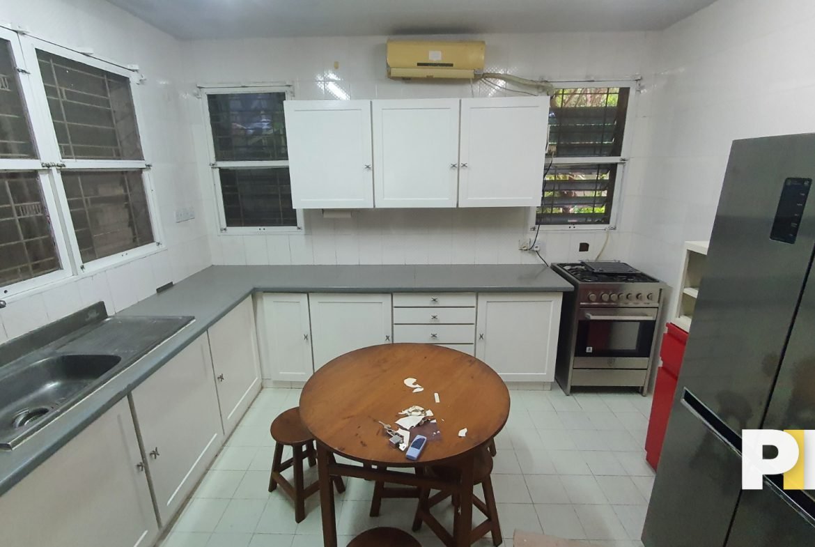 Dining room with refrigerator - Yangon Real Estate