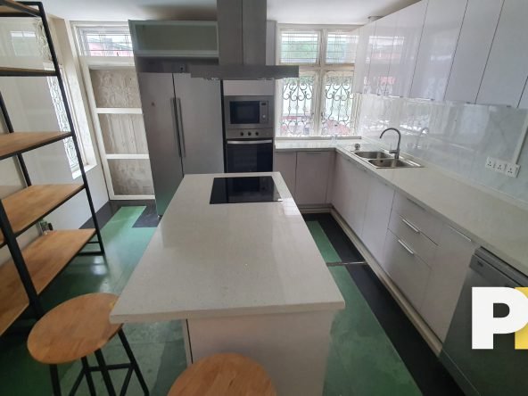 Dining room with table and chair-Real Estate in Yangon