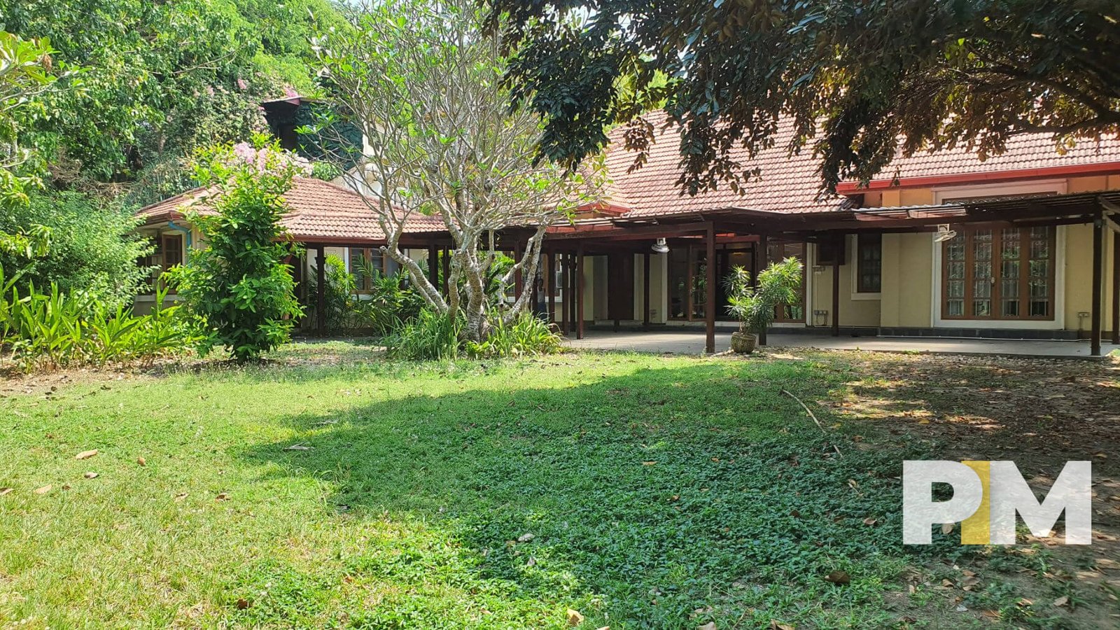 Garden view - Real Estate in Yangon