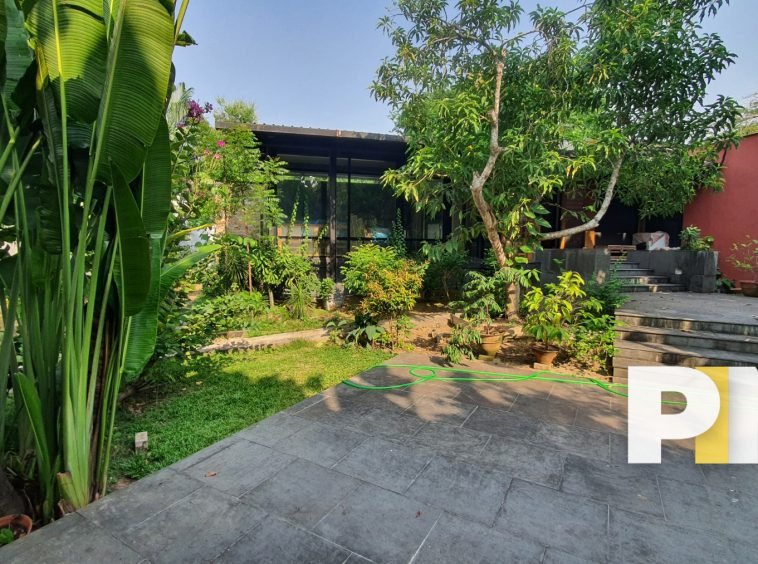 Garden view - Yangon Real Estate