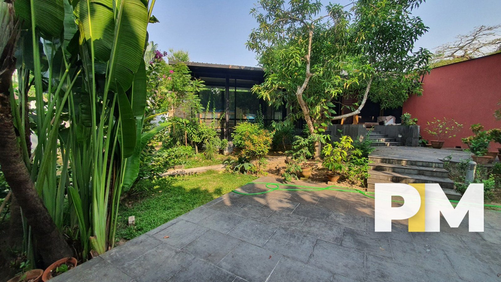 Garden view - Yangon Real Estate