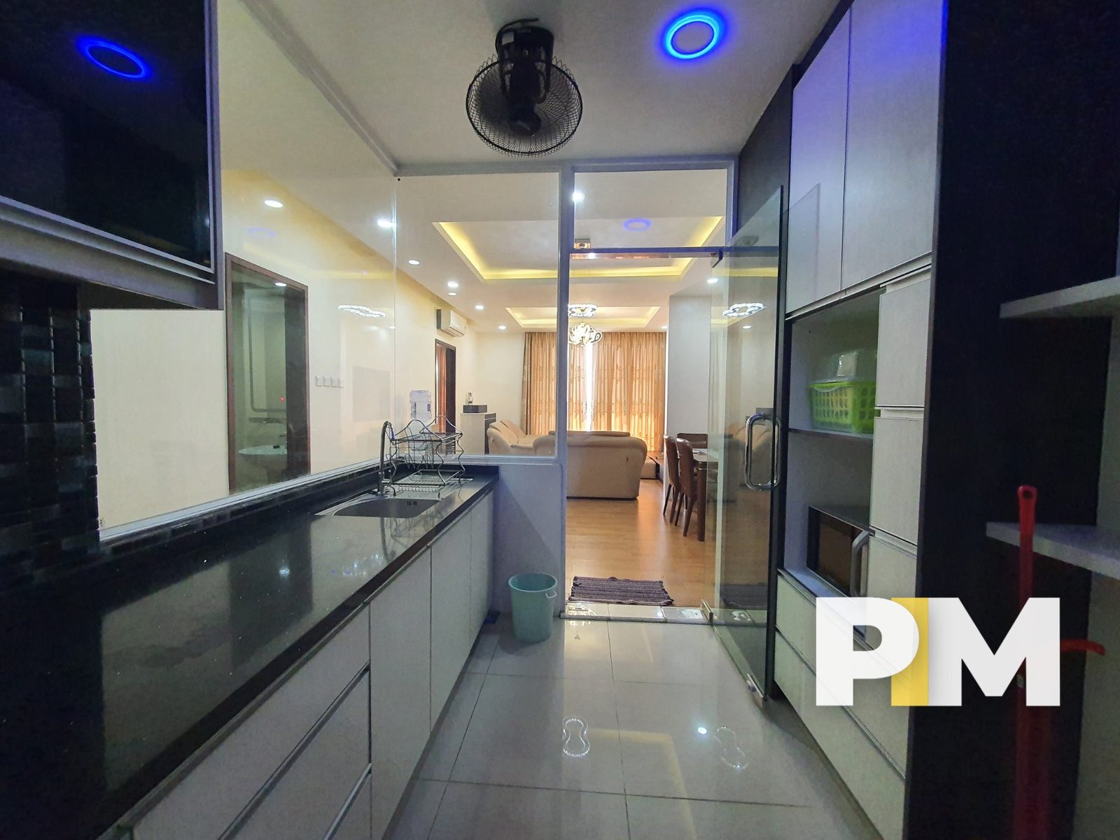 Kitchen room wtih sink - Yangon Real Estate