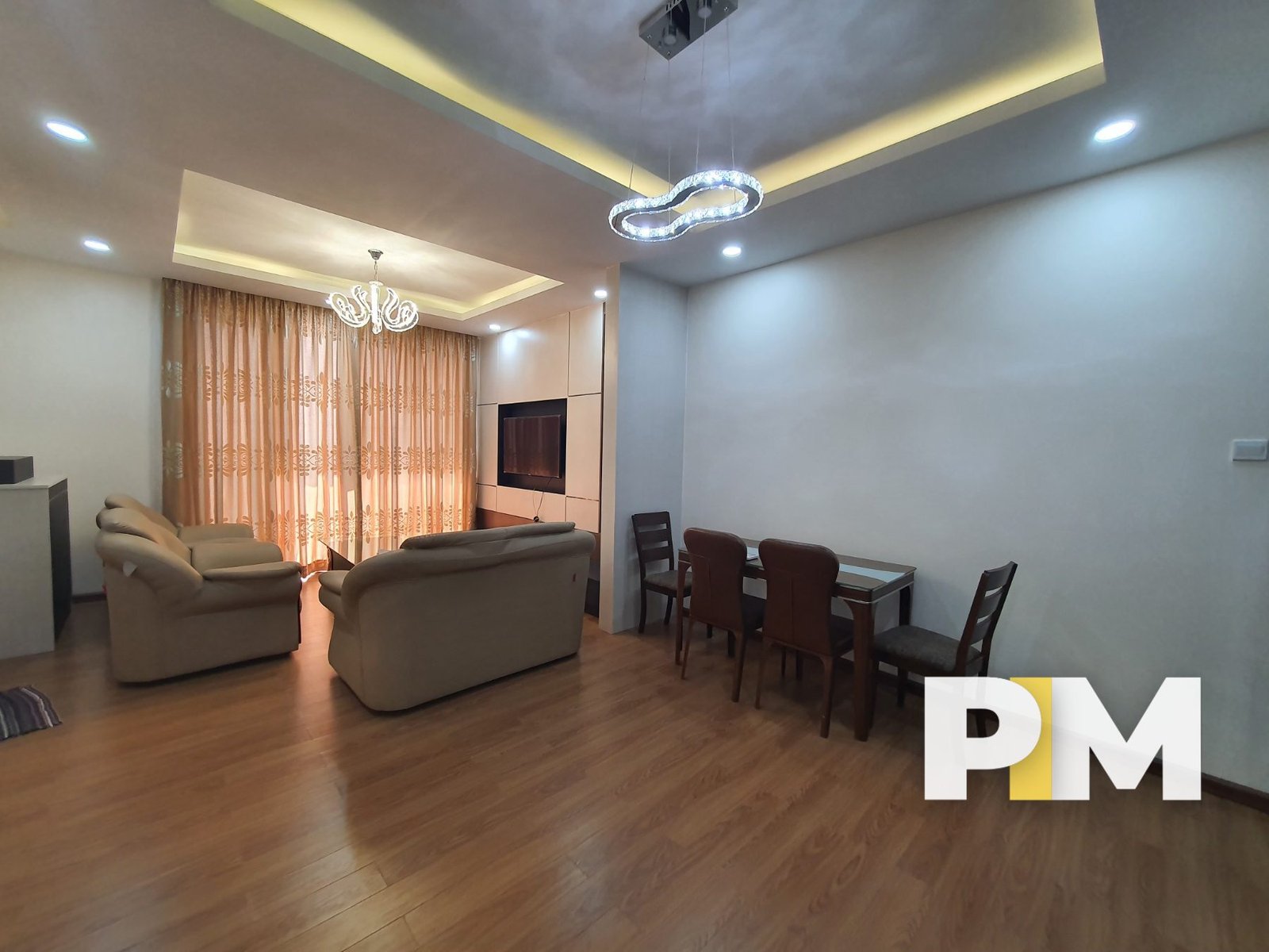 Living room view - Myanmar Real Estate