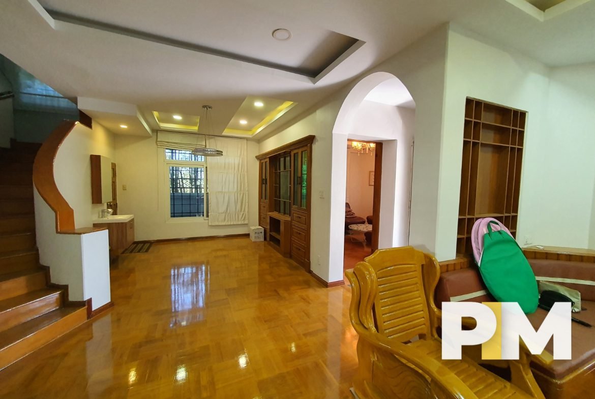 Living room view - Yangon Real Estate