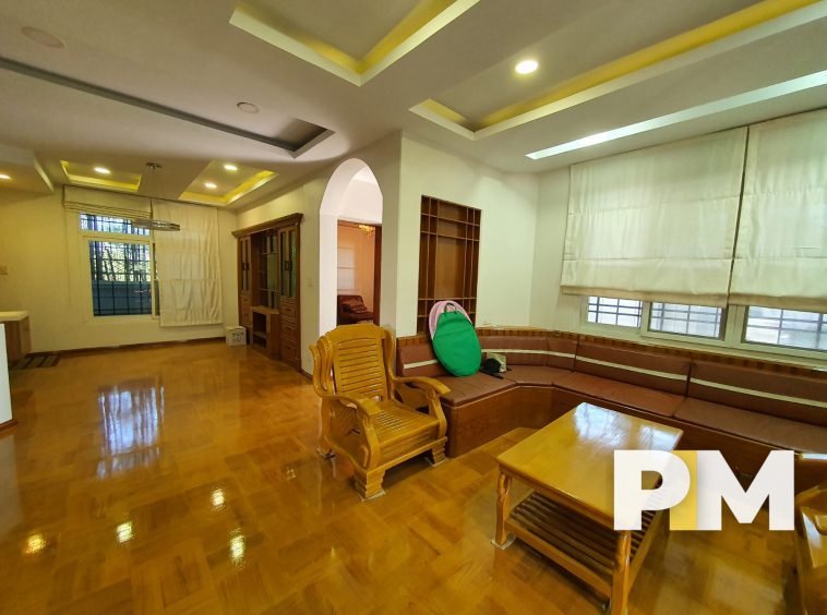 Living room with sofa and chairs - Property in Myanmar