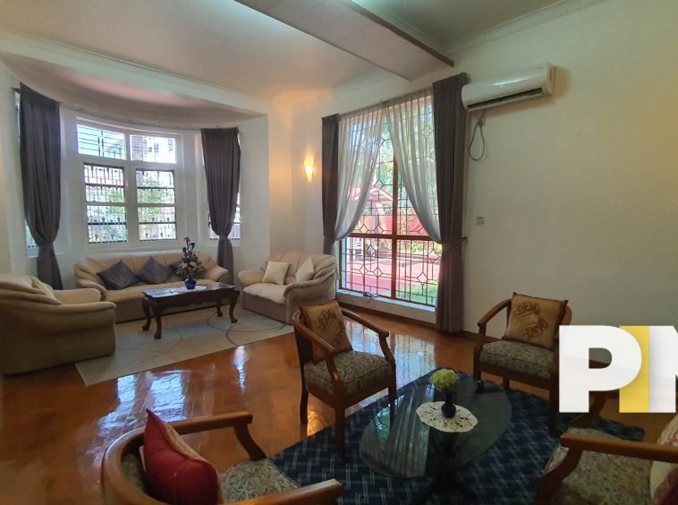 Living room with sofa set - Yangon Real Estate (2)