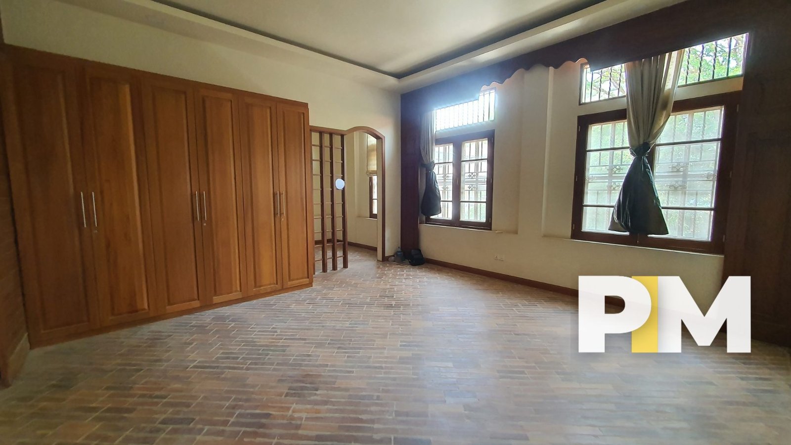 Open space with curtains - Property in Yangon
