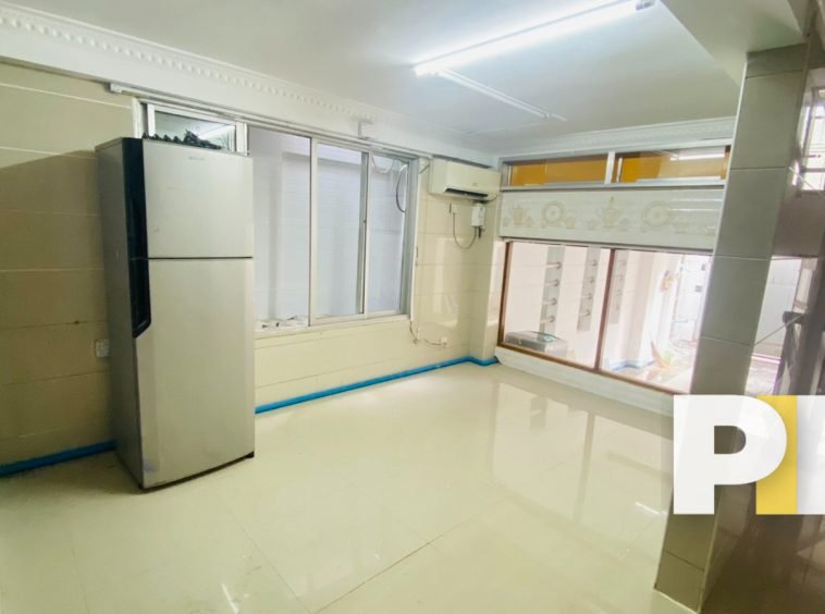 Open space with refrigerator - Real Estate in Yangon
