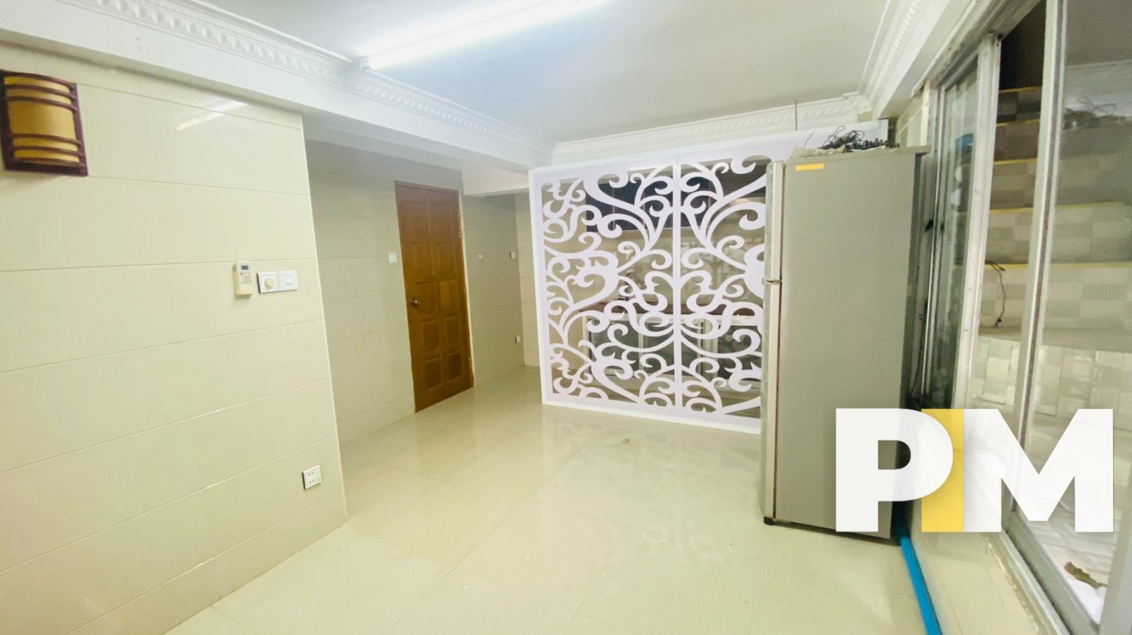 Open space with refrigerator - Yangon Real Estate