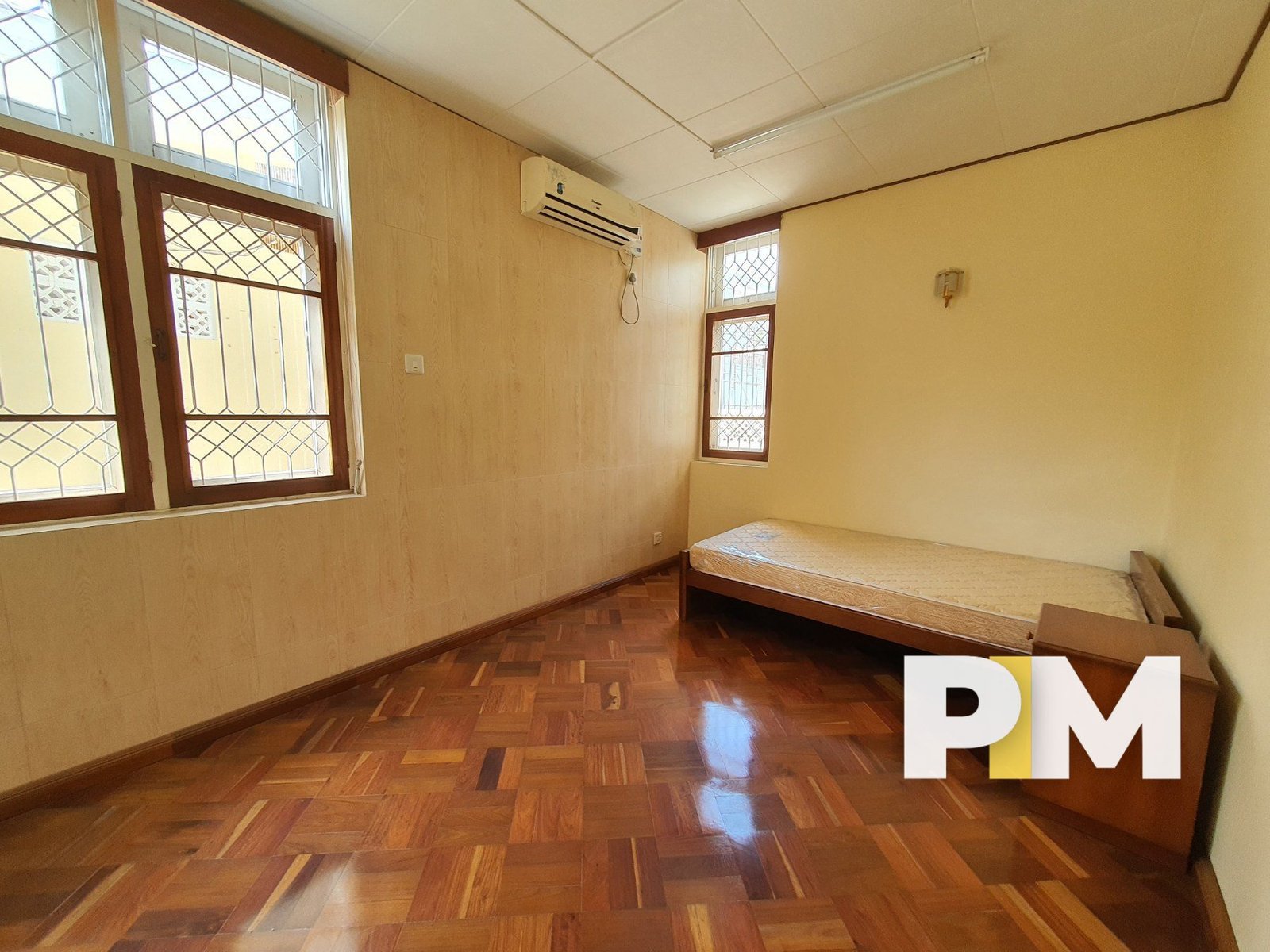 Room with air-conditioner - Myanmar Real Estate
