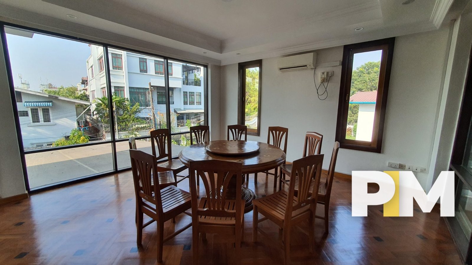Room with table and chairs - Property in Yangon